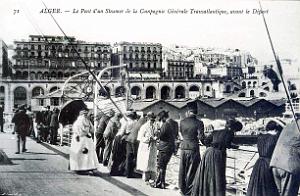 Alger - Pont d'un Steamer